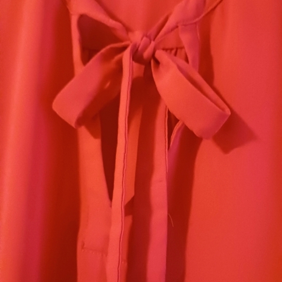 Torrid Peasant Rusty Mauve With Bow Plus Size Boho Blouse - Picture 8 of 10